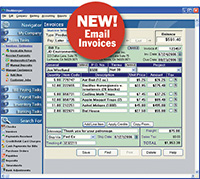 Bookkeeper Create Invoices and Estimates Screen Shot