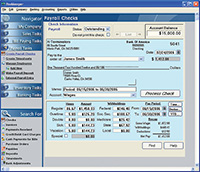 Bookkeeper Calculate Payroll and Time Sheets Screen Shot